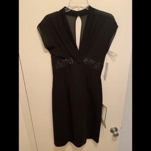 Black cocktail dress